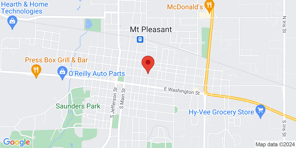 Map of Mount Pleasant Public Library